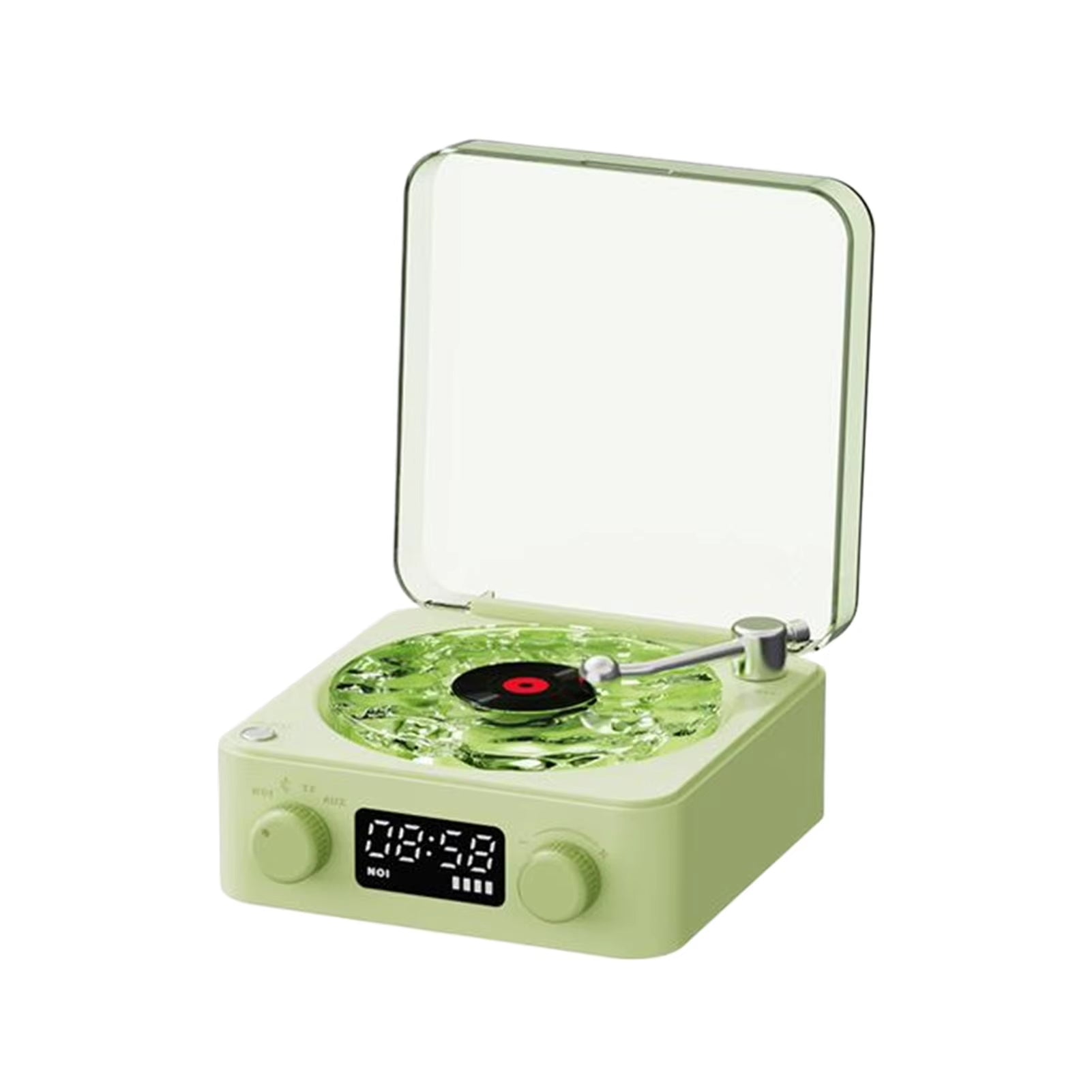 Mini Retro White Noise Bluetooth Speaker Portable Vintage Sleep Aid Bluetooth Speaker Subwoofer with RGB Light Support TF Card